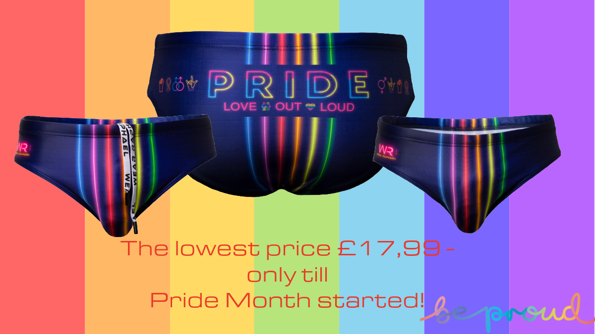 Pride men's swimwear swimbriefs